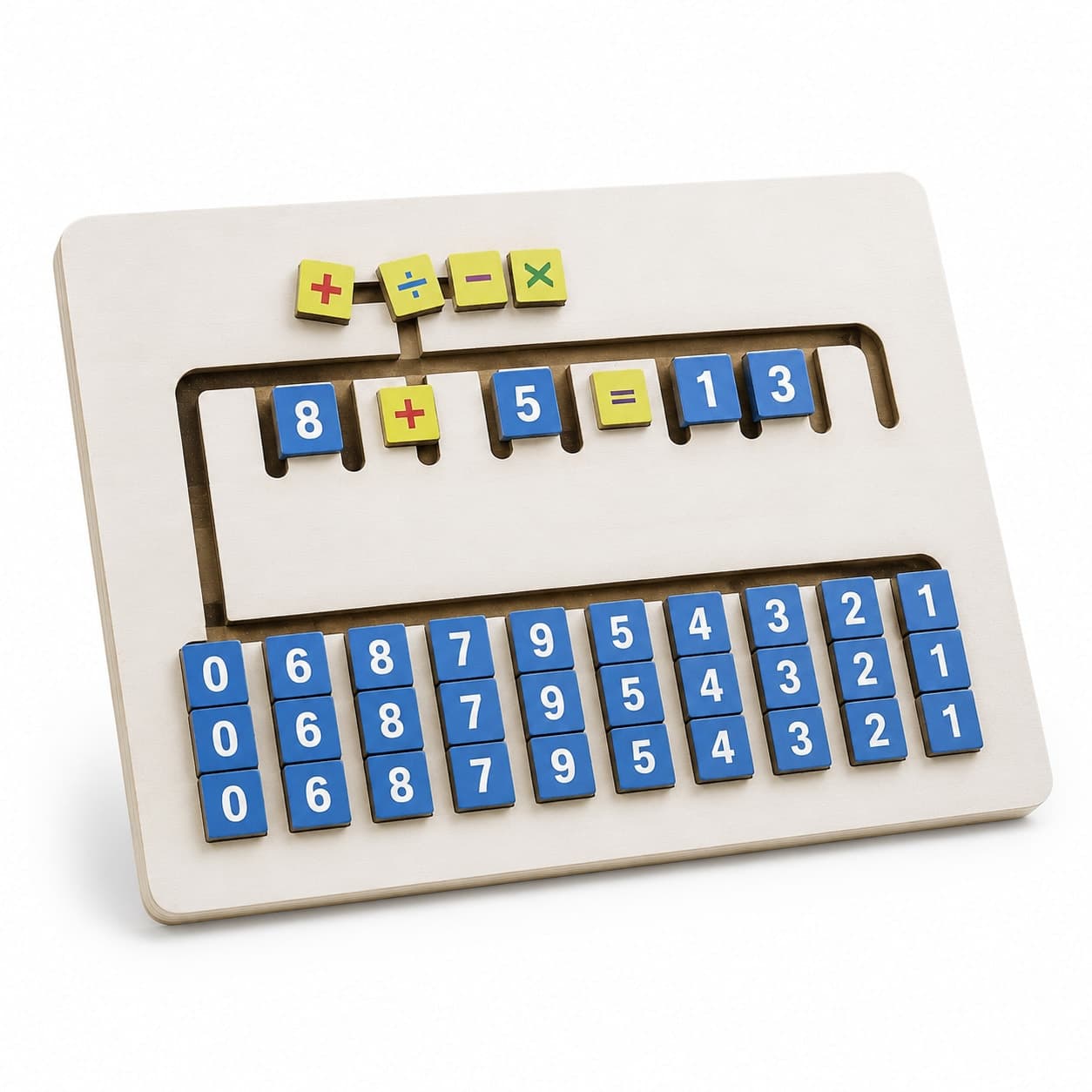 Wooden Math Learning Board